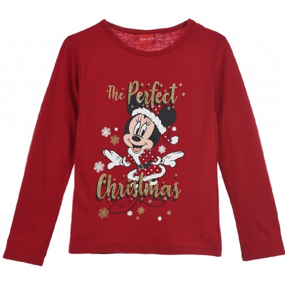 Minnie Mouse licencie dievčenské tričko HU1243 vínová