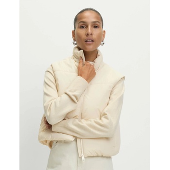 Marks & Spencer Кратка подплатена жилетка с технология Thermowarmth Marks & Spencer бежова Marks & Spencer | Bezhov | ЖЕНИ | 18