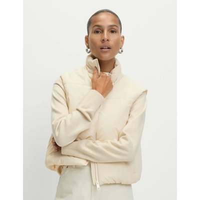 Marks & Spencer Кратка подплатена жилетка с технология Thermowarmth Marks & Spencer бежова Marks & Spencer | Bezhov | ЖЕНИ | 18