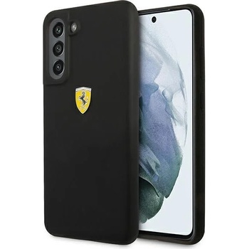 Ferrari Калъф Ferrari FESSIHCS21FBK Silicone, за Samsung Galaxy S21 FE G990, черен (FER000527-0)