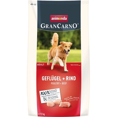 Animonda GranCarno Adult hydina a hovädzie 2 x 12 kg