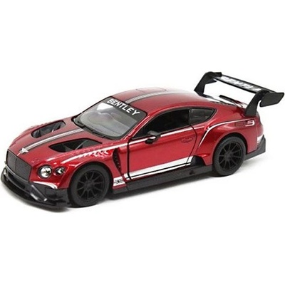 Метална количка Kinsmart - Bentley Continental GT, 1: 38, бордо (54104)