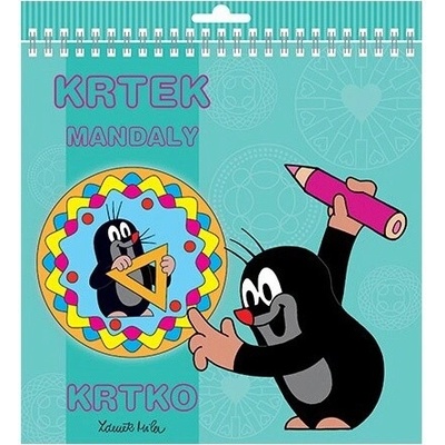 Krtko omaľovánka detské mandaly