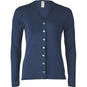 Engel Дамско вълнено яке Engel Women's Fine Ribbed Cardigan Wool jacket - Navy - размер 38/40 (EU) (105-1731-0513)