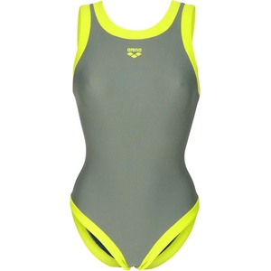 arena Дамски бански костюм Arena Women's Bold Lines Swimsuit - Sage / Artic Lime - размер 46 (EU) (150-6701-0418)