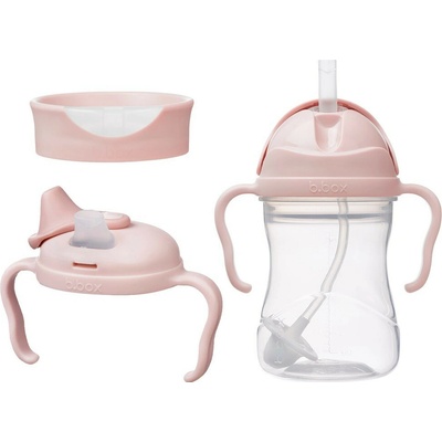 B.box Univerzální sada na pití 3v1 240 ml Růžová