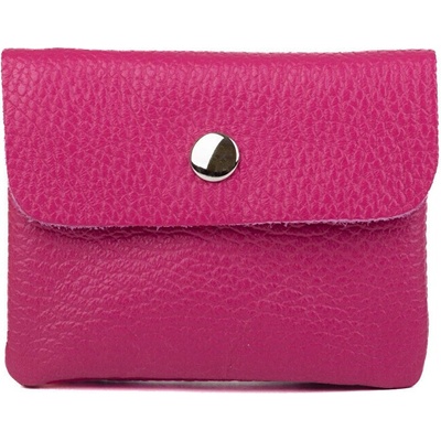 Segali Kožená mini peňaženka NETA fuchsia