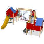 Playfactory КОМБИНИРАНО ДЕТСКО СЪОРЪЖЕНИЕ two houses ps0024 (ps0024)