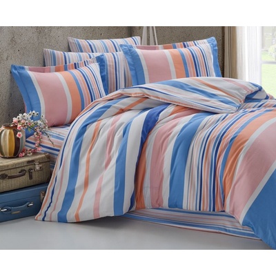 Brotex Obliečky bavlna Mart blue-pink 200x200 70x90