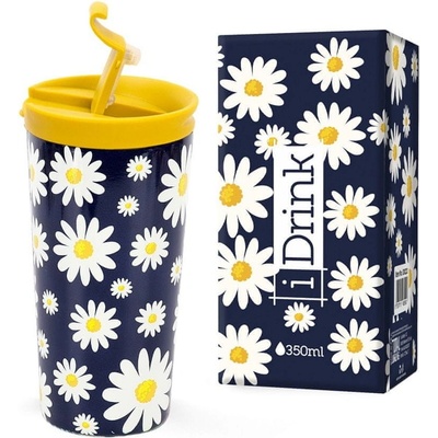 I Drink Nerezová kovová termoska daisy 350 ml
