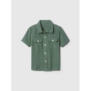 GAP Бебешка utility риза GAP GAP | Zelen | Момчешки | 74-80
