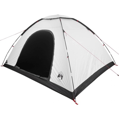 vidaXL Къмпинг наметало с покрив Бял blackout 335 x 275 x 180 см (42028641)
