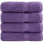 vidaXL Премиум кърпи за баня SOLUND 4 бр лилави 70x140 см 600 gsm (137357)
