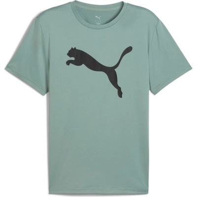 Puma Pánské triko ESS Solid Cat Tee Green