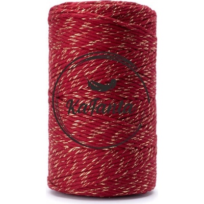 Macrame příze KaFanta PREMIUM 3mm/100m - wine gold