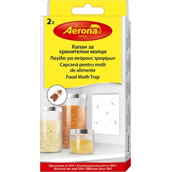 Aerona Капан за хранителни молци Aerona - Без мирис, 2 броя (44991)