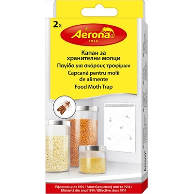 Aerona Капан за хранителни молци Aerona - Без мирис, 2 броя (44991)