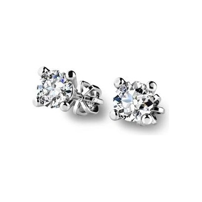 Goldex diamantové náušnice z bieleho zlata G10828B04