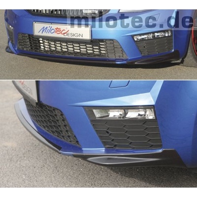 MILOTEC Spoiler predného nárazníka Škoda Octavia RS III, 2013-2016, Sedan / Combi