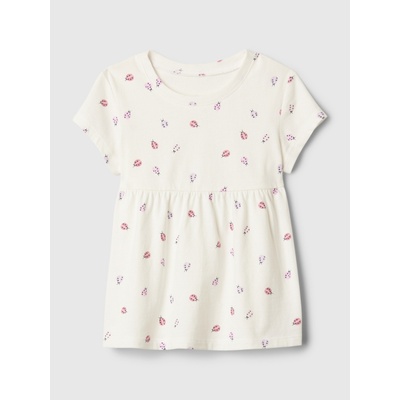 GAP Бебешки щампован топ GAP GAP | Byal | Момичешки | 86