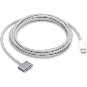 Apple Оригинален магнитен захранващ кабел за MacBook Pro 14 (2023), MacBook Pro 16 (2023), MacBook Air 13 (2024), MacBook Air 15 (2024) (200 см) (сив) - Apple USB-C to Magsafe 3 Charge Cable (bulk) (MW623AM