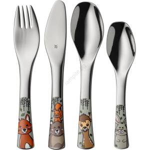 WMF - К-кт детски прибори за хранене forest friends 4 бр (gs0561)