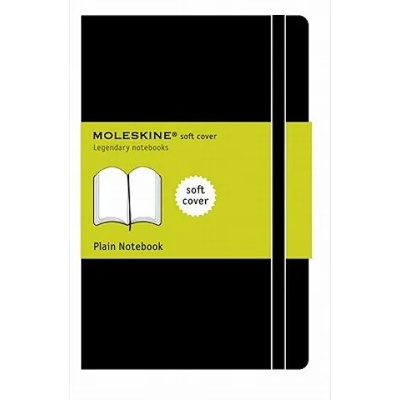 Moleskine Moleskine Soft Large Plain Notebook Black | Moleskine