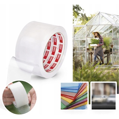 Emos Opravná lepící páska na polykarbonát a sklo 25 m x 50 mm průhledná F6200