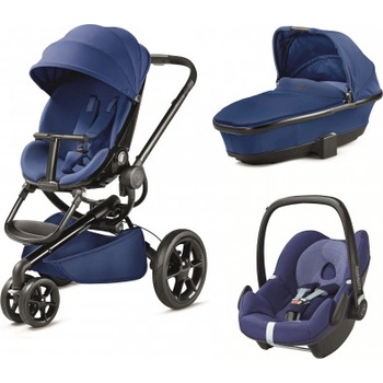 Quinny Moodd + Vanička + Pebble Blue Base 2017
