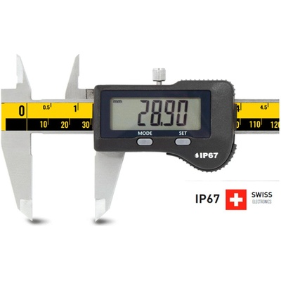 Microtech Дигитален шублер с кръгъл дълбокомер Microtech SwissMet, IP67 - 150 мм, 0, 01 мм (141072102R)