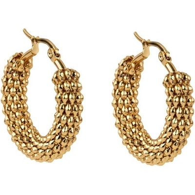 Marc Malone Originálne pozlátené náušnice Ayla Gold Earrings MCE250201G