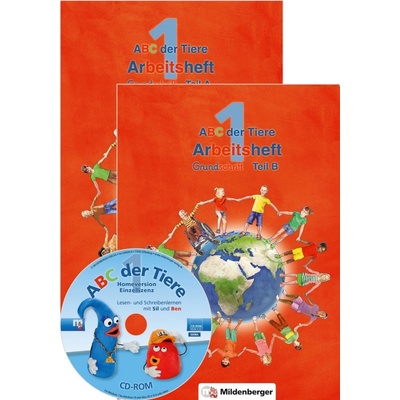 1. Schuljahr, Arbeitsheft Grundschrift, Teil A und B, 2 Hefte m. CD-ROM - Treiber, Heike