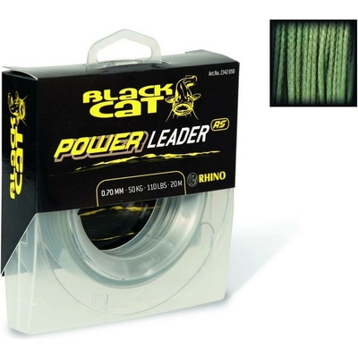 Black Cat šňůra Power Leader 20m 1,40mm 150kg