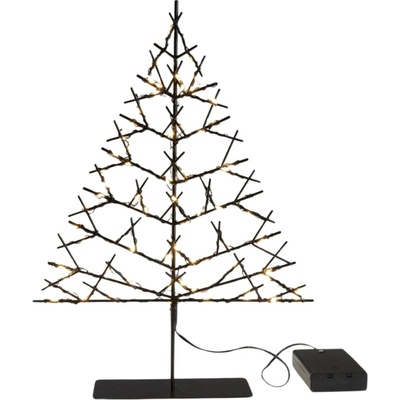 Textilomanie LED vánoční stromeček JINGLOO 33 cm černý – Zboží Dáma