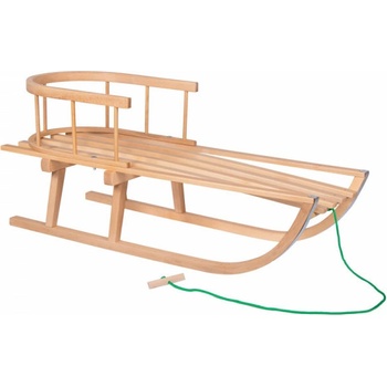 SPRINGOS Drevené sánky s operadlom 90 cm
