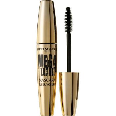 Dermacol řasenka pro super objem s panoramatickým efektem Mega Lashes Super Volume Black 13 ml