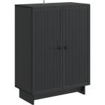 vidaXL Служебен шкаф Черно 66 x 34, 5 x 90 см Инженерна дървесина (893896)