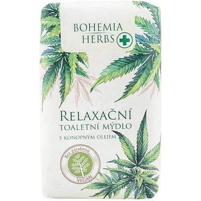 Bohemia Herbs Cannabis Konopný olej regenerační toaletní mýdlo 100 g