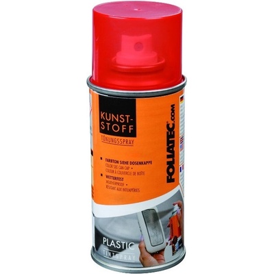 Foliatec transparentní lak na tónování světlometů 150 ml červený