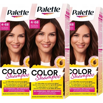 Palette Šampon kaštan 4-68 150 ml bez amoniaku