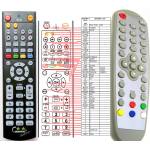 GENERAL X-SITE XS-DVBT74S - съвместимо дистанционно управление на марката General (XS-DVBT74S) Дистанционно