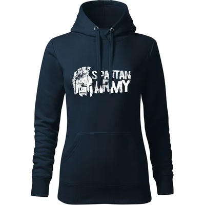 DRAGOWA дамски суитшърт с качулка Аристон, тъмносин, 320г/м2 (8493)