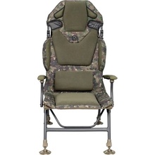 Trakker Křeslo komfortní s područkami Levelite Camo Longback Recliner