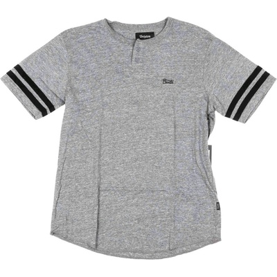 Brixton tričko Potrero Ii S/S Hnly Heather Grey/Black