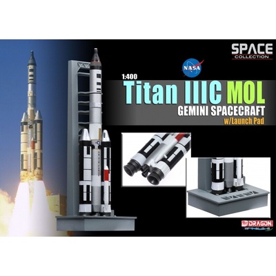 Dragon Titan IIIC NASA Manned Orbital Laboratory 1:400