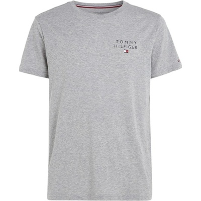 Tommy Hilfiger tričko s potlačou šedé