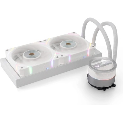 Воден охладител Valkyrie - Dragonfang 240 ARGB White, 2x 120 mm (VK-AIODR240W)