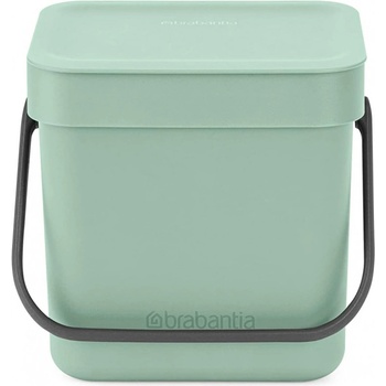Brabantia Кош за разделно събиране на боклук Brabantia Sort&Go 1005520, 3 л, Дръжка, Възможност за стенен монтаж, Светлозелен (1005520)
