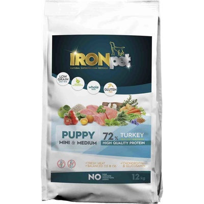 IRONpet Turkey Puppy Mini & Medium 12 kg