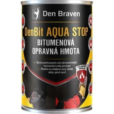Den Braven DenBit AQUA STOP bitumenová opravná hmota Varianta: Den Braven DenBit AQUA STOP bitumenová opravná hmota 1 kg